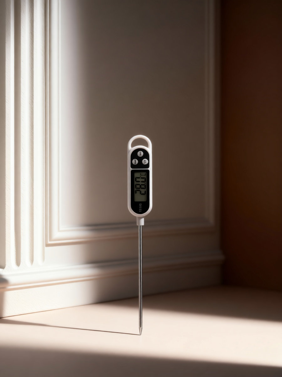 Digital Thermometer Probe - TP300 デジタルキッチン温度計。肉、グリル、バーベキュー、電子オーブンなど、様々な調理に使えるデジタル式の食品用温度プローブ。正確な温度測定が可能。