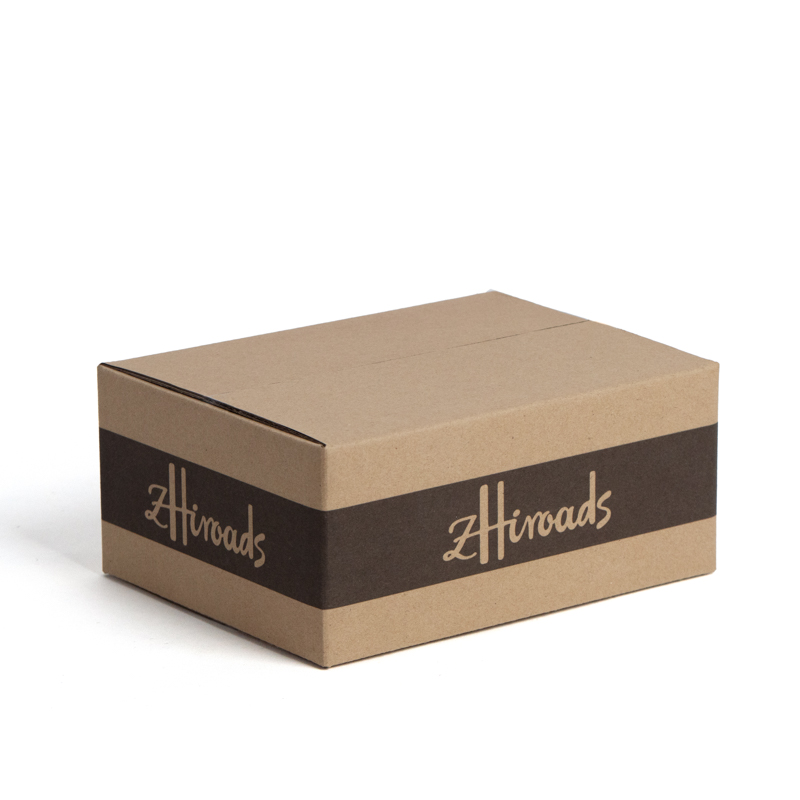 Kraft Paper Box - 段ボール箱 クラフト紙製配送カートンボックス 頑丈な梱包箱 収納・移動・業務用