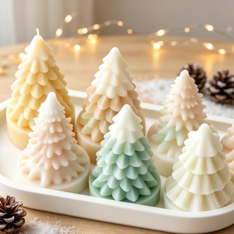 Candle Supplies For Sale - ホットセール DIY ミニクリスマスツリー シリコンモールド 手作りアロマキャンドル 石膏