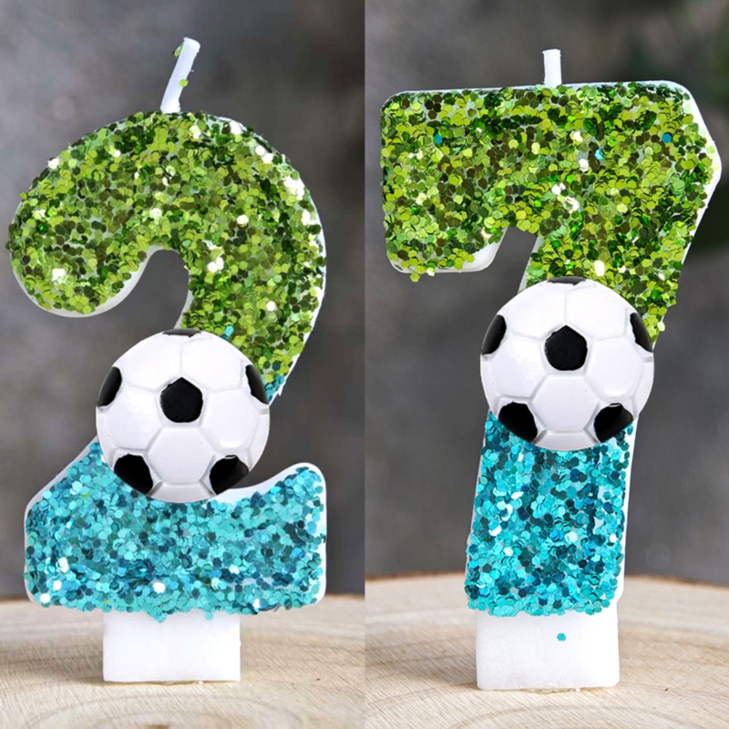 Zebra Candle Supplies - サッカー キャンドル 番号 0-9 サッカー キャンドル
