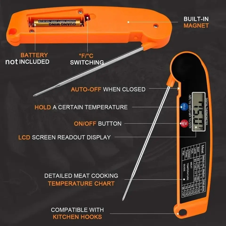 ホット販売デジタルキッチン食品温度計肉水ミルク調理食品プロー - Digital Thermometer Probe のレビューと価格