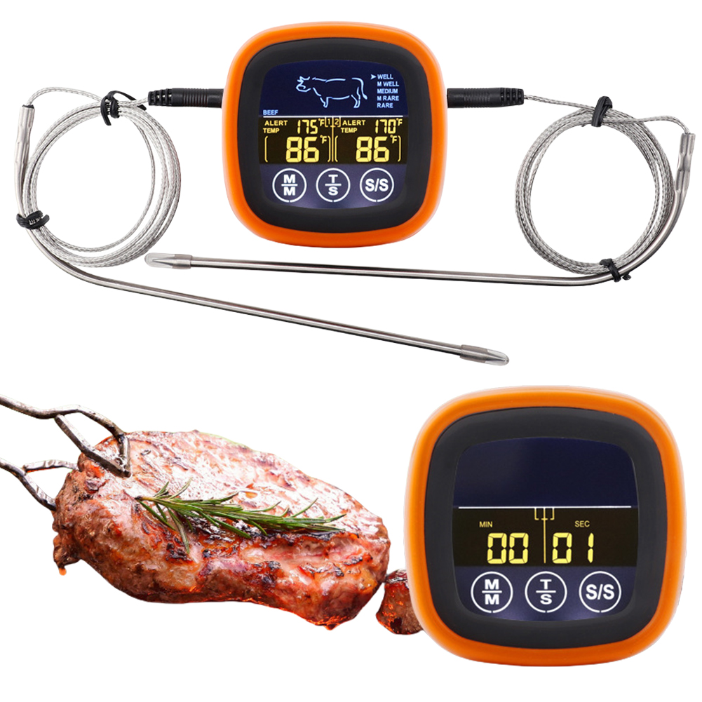 デジタル肉用キッチン温度計防水肉温度プローブタッチスクリーン - Digital Thermometer Probe のレビューと価格