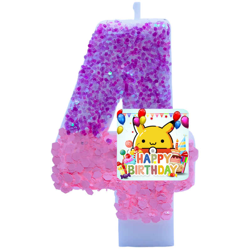 ポケモンモンスターピカチュウキャンドルテーマ誕生日数字 0- - Zebra Candle Supplies のレビューと価格