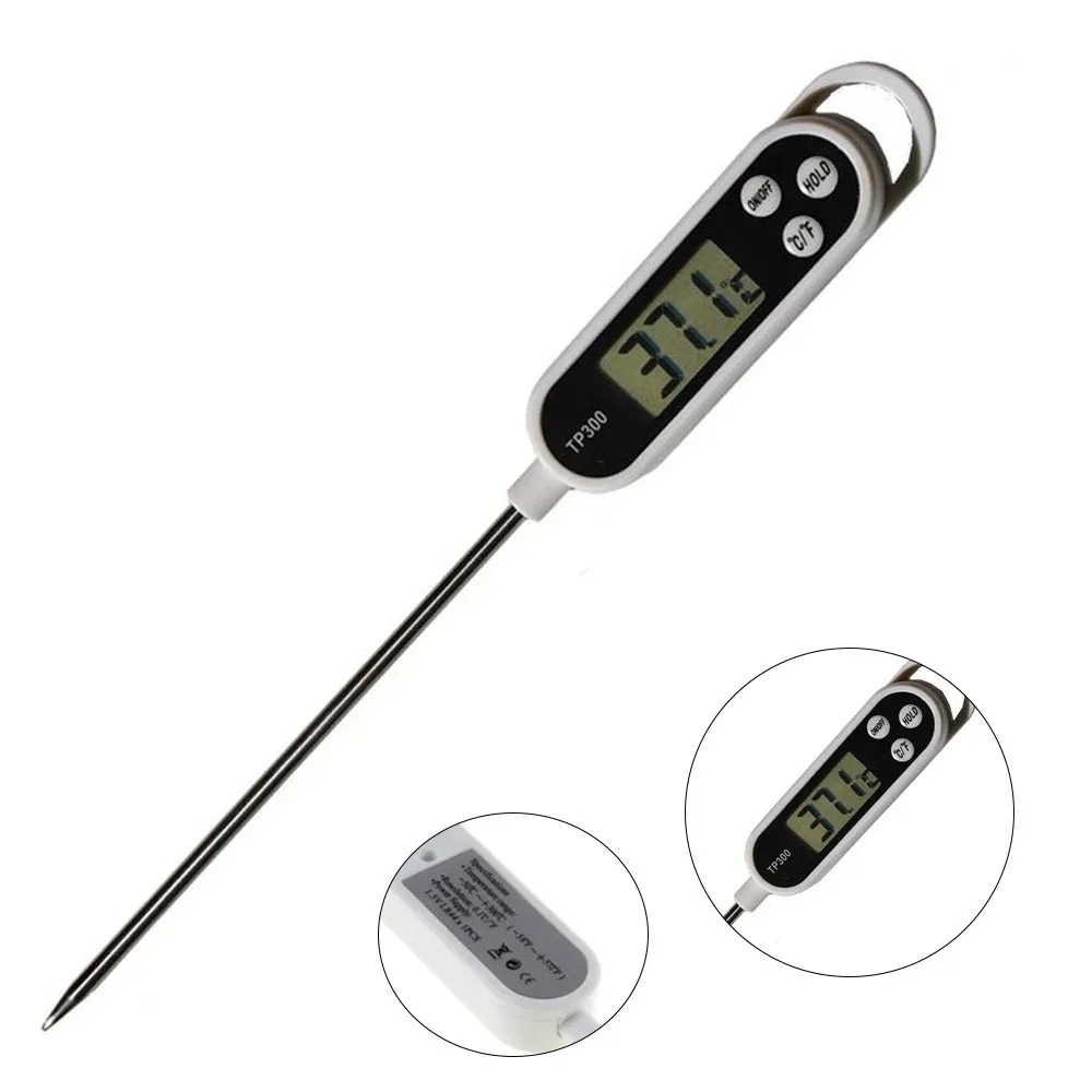 ステンレス鋼プローブ調理食品、バーベキューストーブ、水、牛乳 - Digital Thermometer Probe のレビューと価格