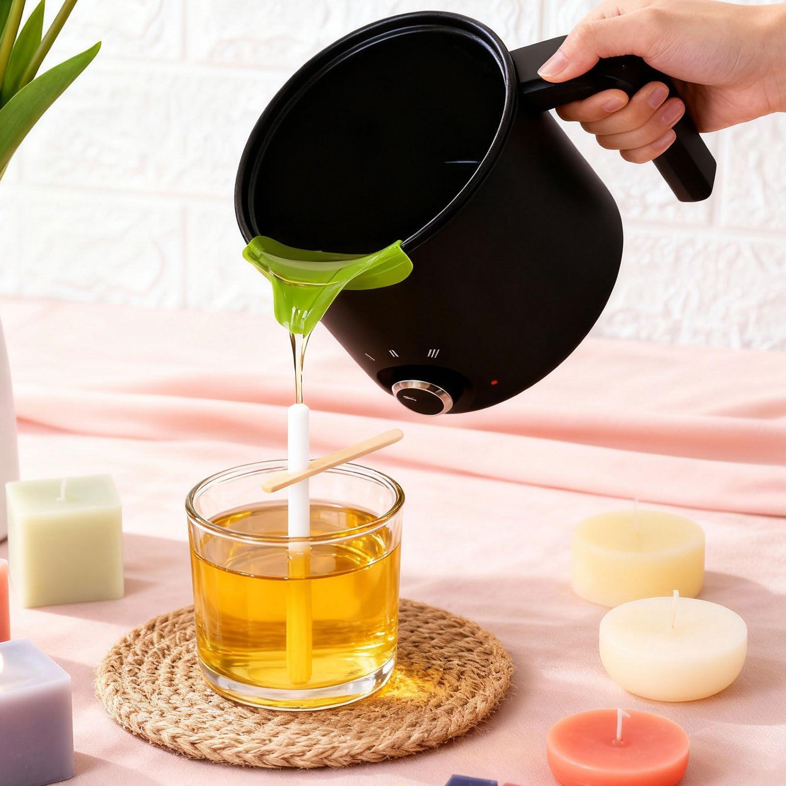 キャンドルワックス溶解ポット 1.5L 大型ステンレス製電気 - Candle Supplies Tins のレビューと価格