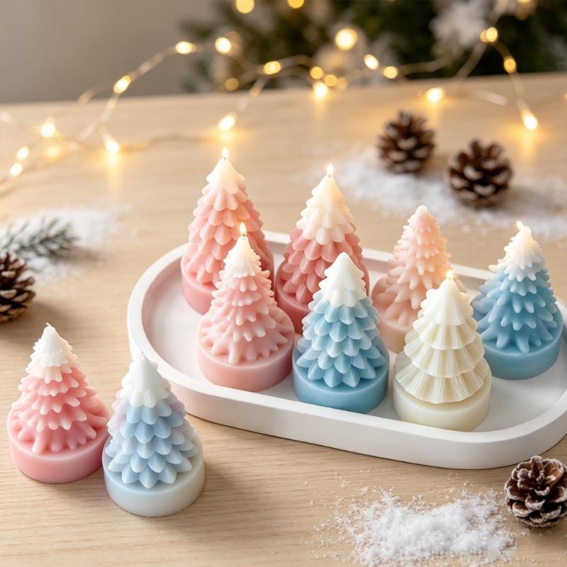 ホットセール DIY ミニクリスマスツリー シリコンモールド - Candle Supplies For Sale のレビューと価格