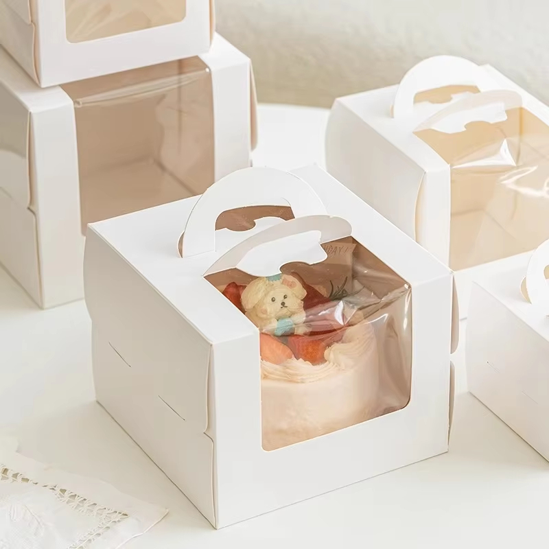 4インチケーキ用包装箱、キャンディビスケット箱、誕生日パーテ - Kraft Paper Box のレビューと価格