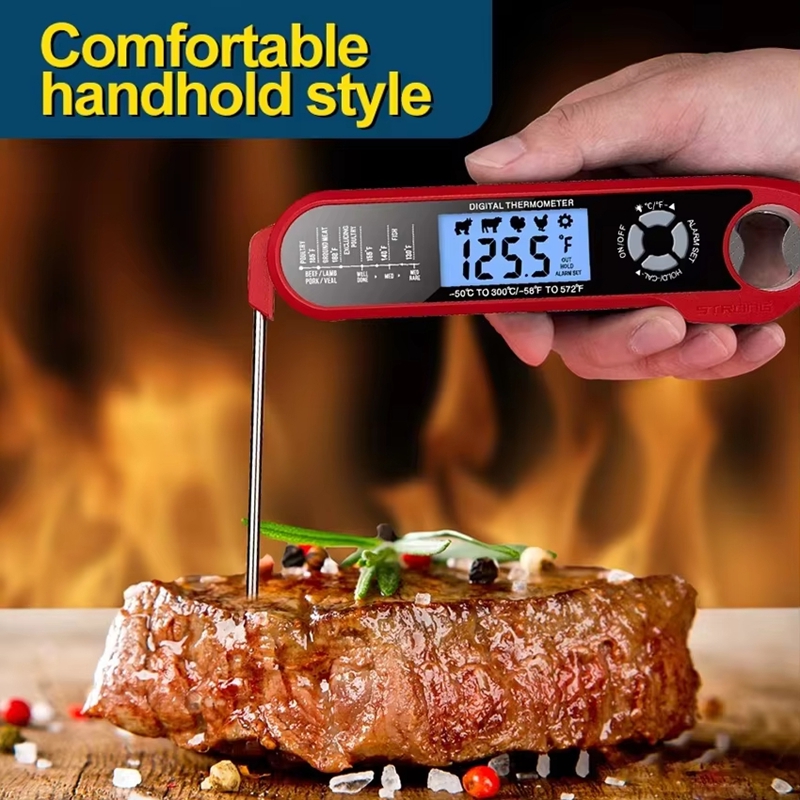 肉用温度計デュアルプローブデジタルキッチン調理用温度計肉食品 - Digital Thermometer Probe のレビューと価格