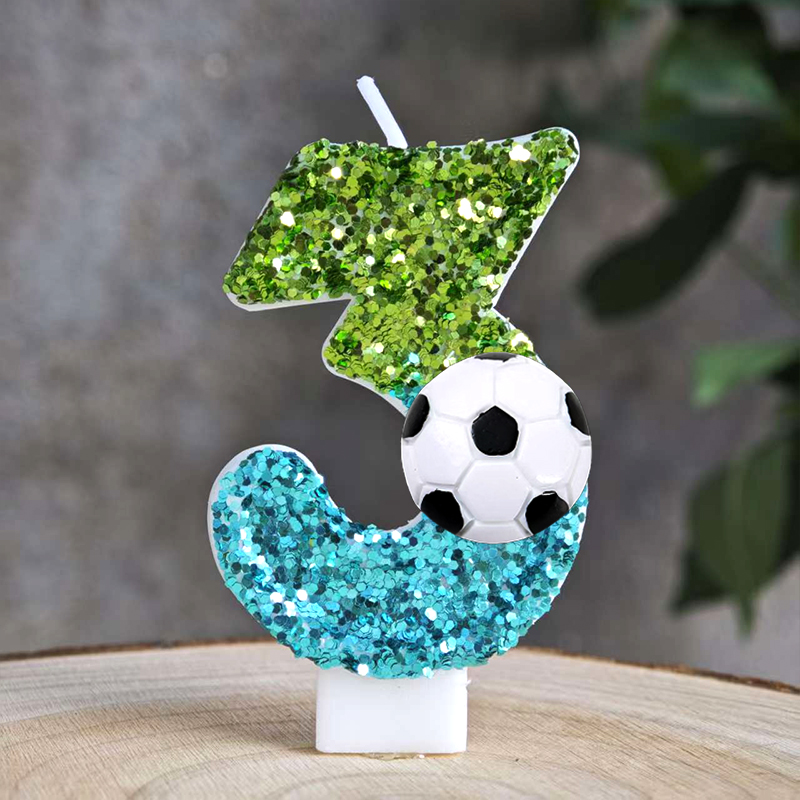 サッカー キャンドル 番号 0-9 サッカー キャンドル ケ - Zebra Candle Supplies のレビューと価格