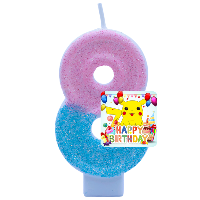 ポケモンモンスターピカチュウキャンドルテーマ誕生日数字 0- - Zebra Candle Supplies のレビューと価格